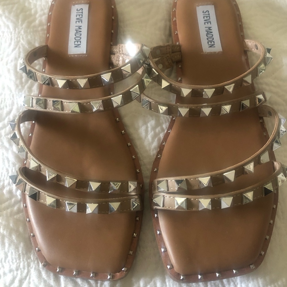 Steve Madden flat sandals, size 8.5